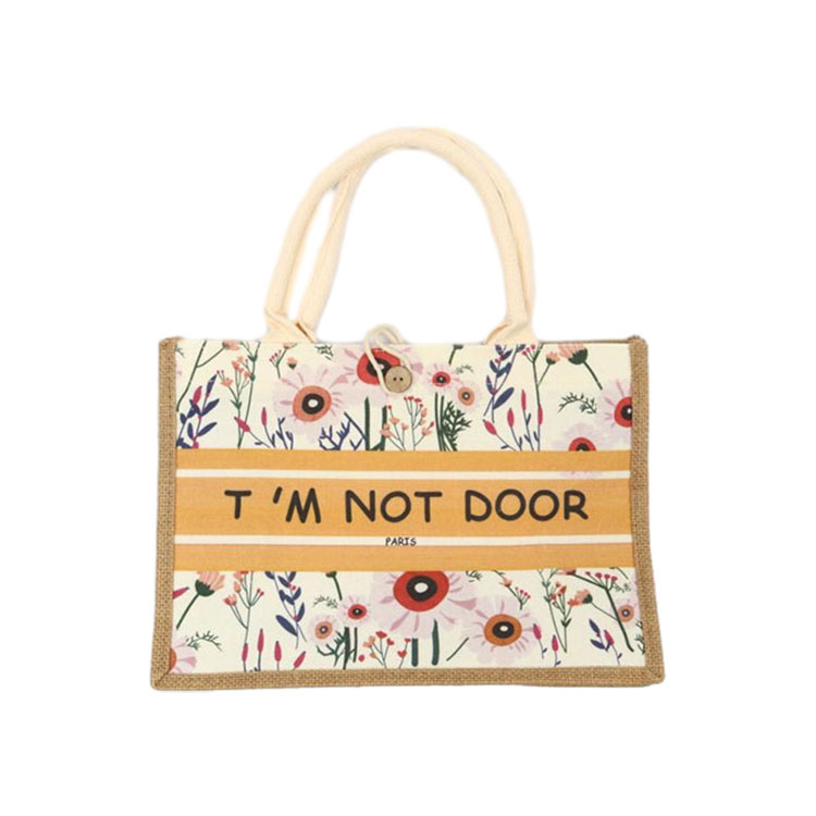 হাতে আঁকা ক্যানভাস ব্যাগগুলিতে নোট